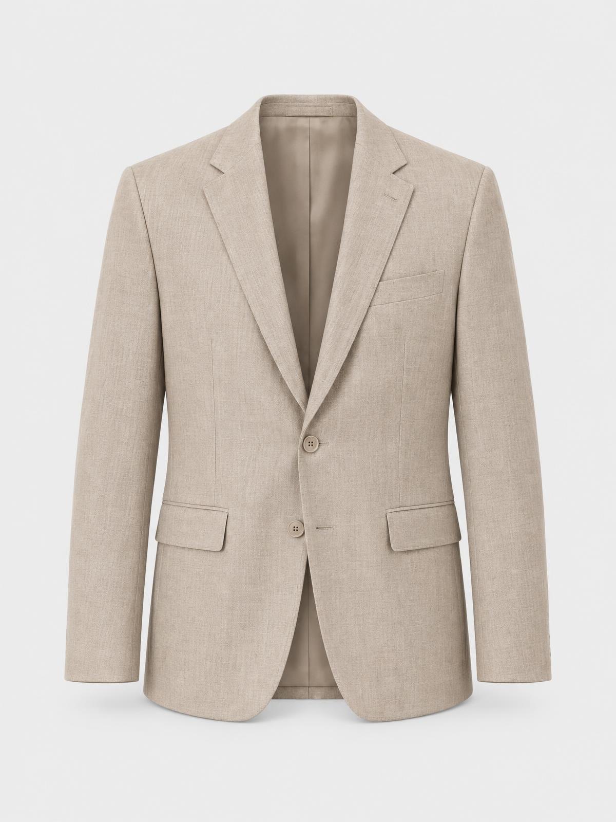 Numera Studio Cotton Twill Trouser in ecru — product view