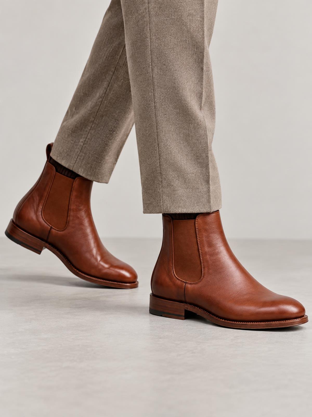 Kestrel Form Hand Lasted Chelsea Boot — worn by a model