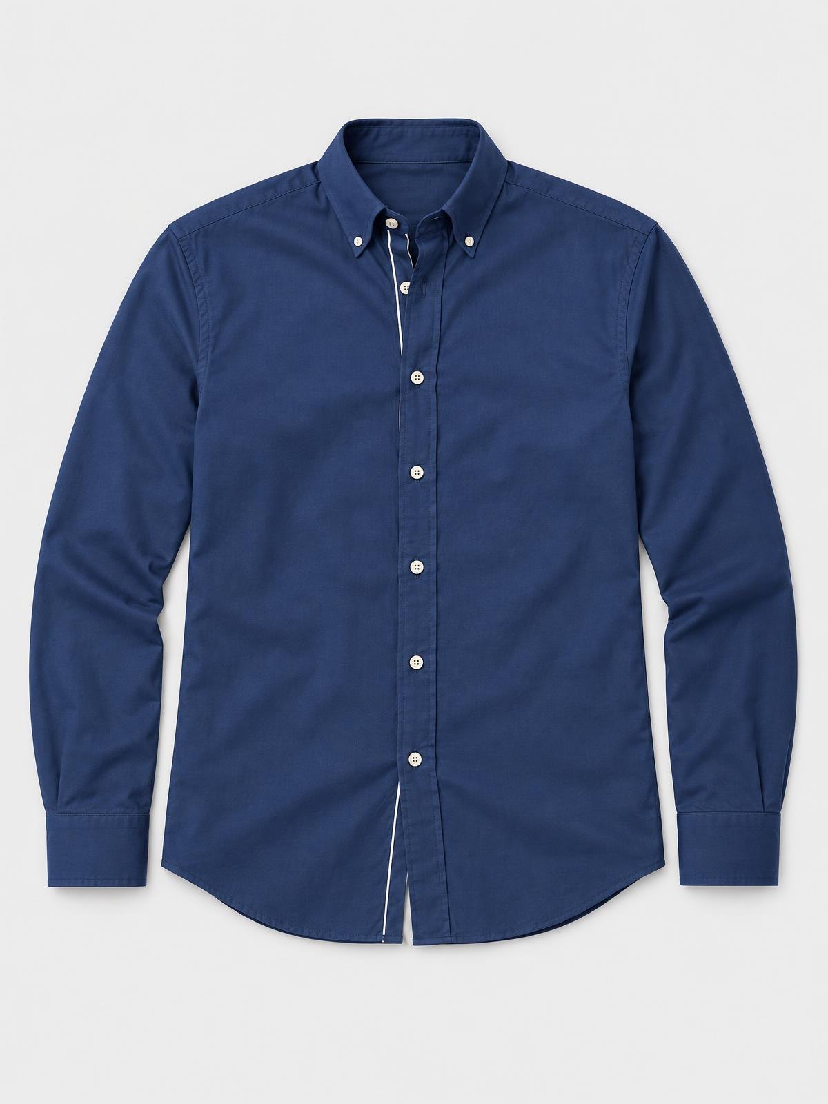 Mirai Atelier Indigo Selvedge Shirt in indigo — product view