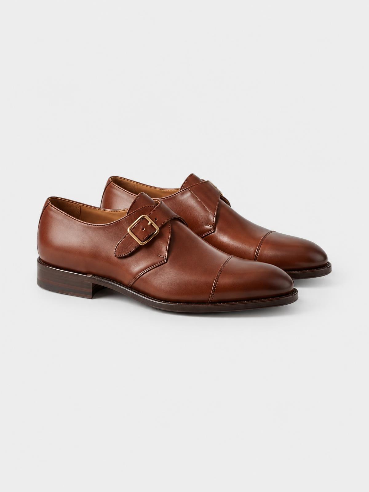 Kestrel Form Hand Lasted Monk Shoe — product view