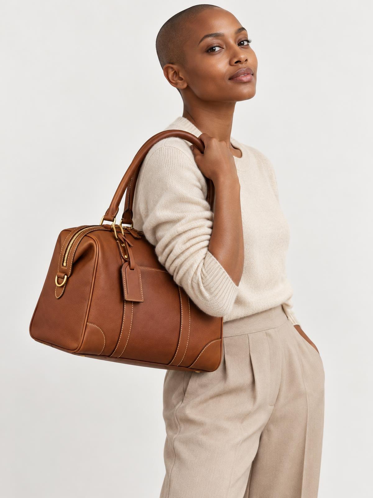 Serra Cardo Weekend Holdall — worn by a model