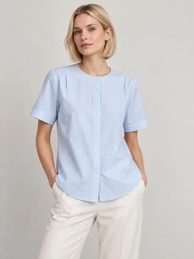 Lune Boreale — Silk Bias Blouse