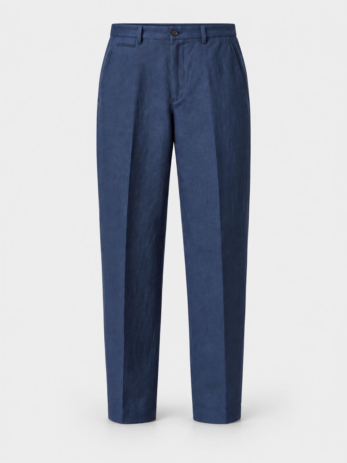 Mirai Atelier Balloon Indigo Trouser in indigo — product view