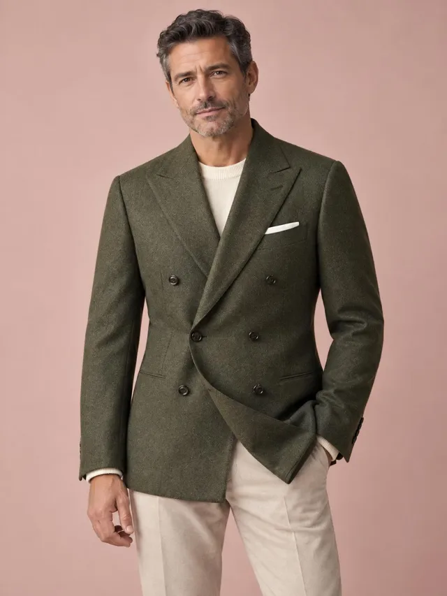 Casa Ferrante — Double-Breasted Wool Jacket