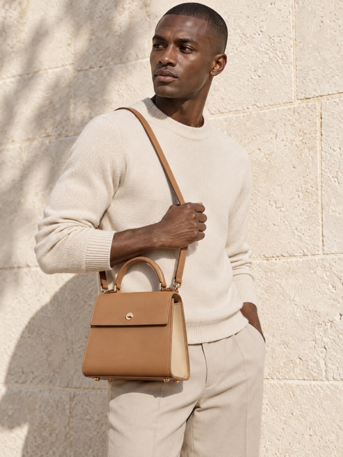 Serra Cardo Mini Structured Bag — worn by a model