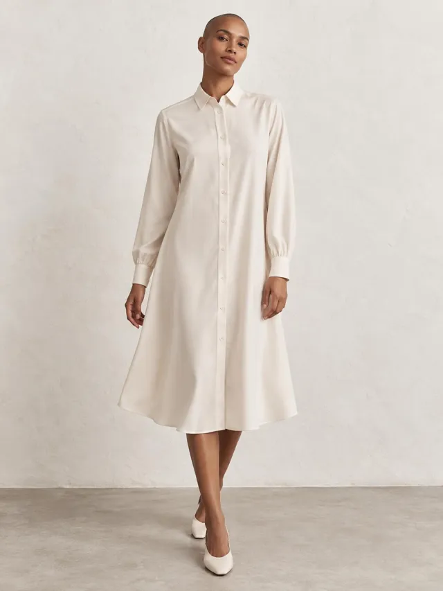 Aurelia Nord — Undyed Poplin Shirtdress