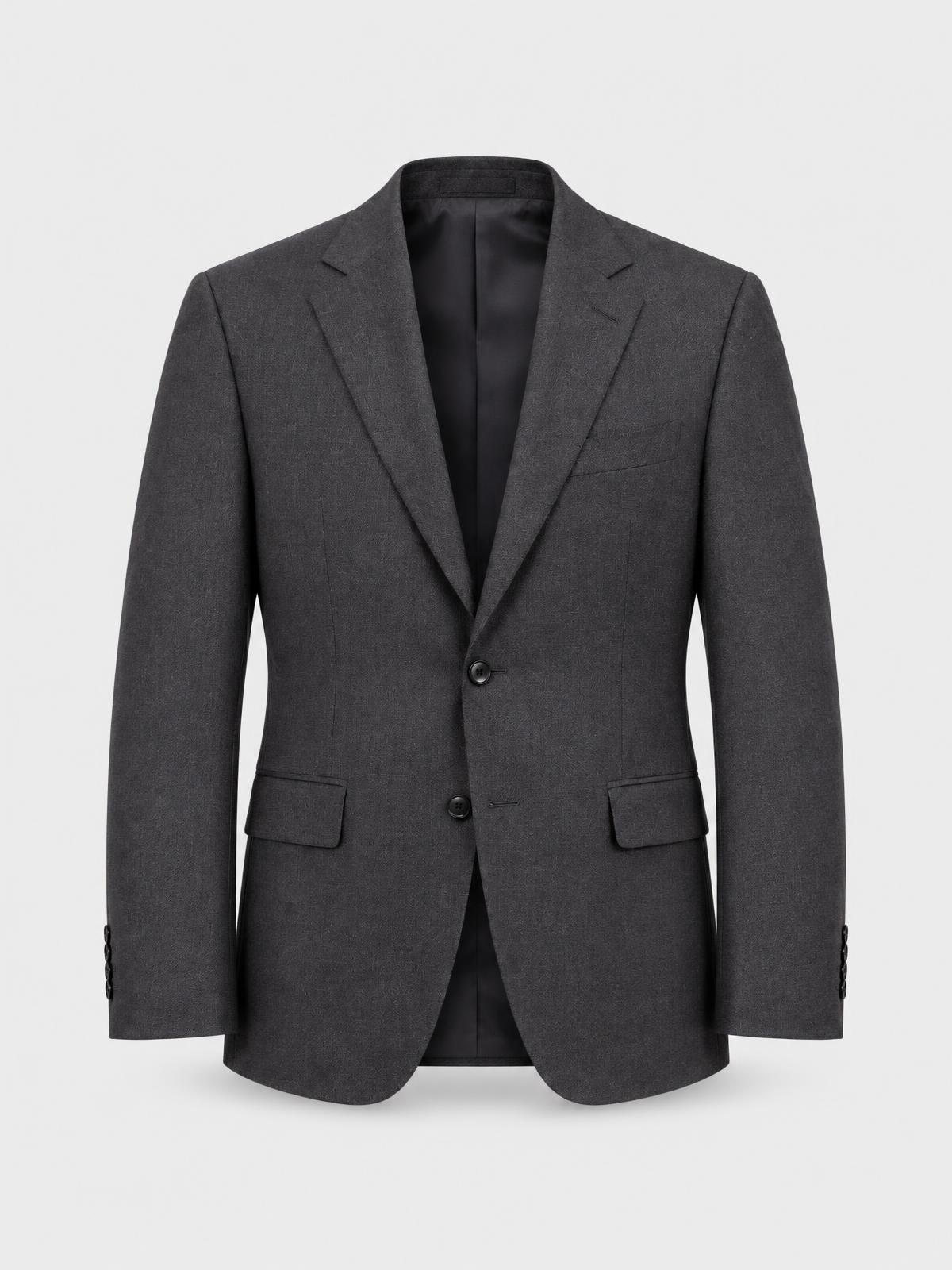Casa Ferrante Travel Wool Suit Jacket in ecru — product view