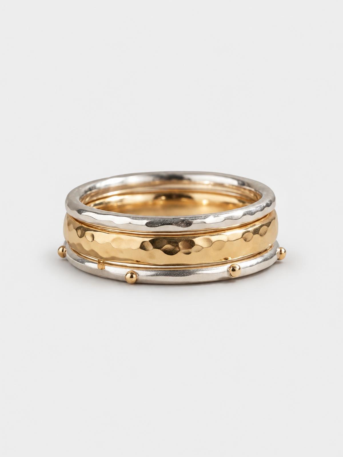 Atelier Verrine Stacked Gold Trio — product view