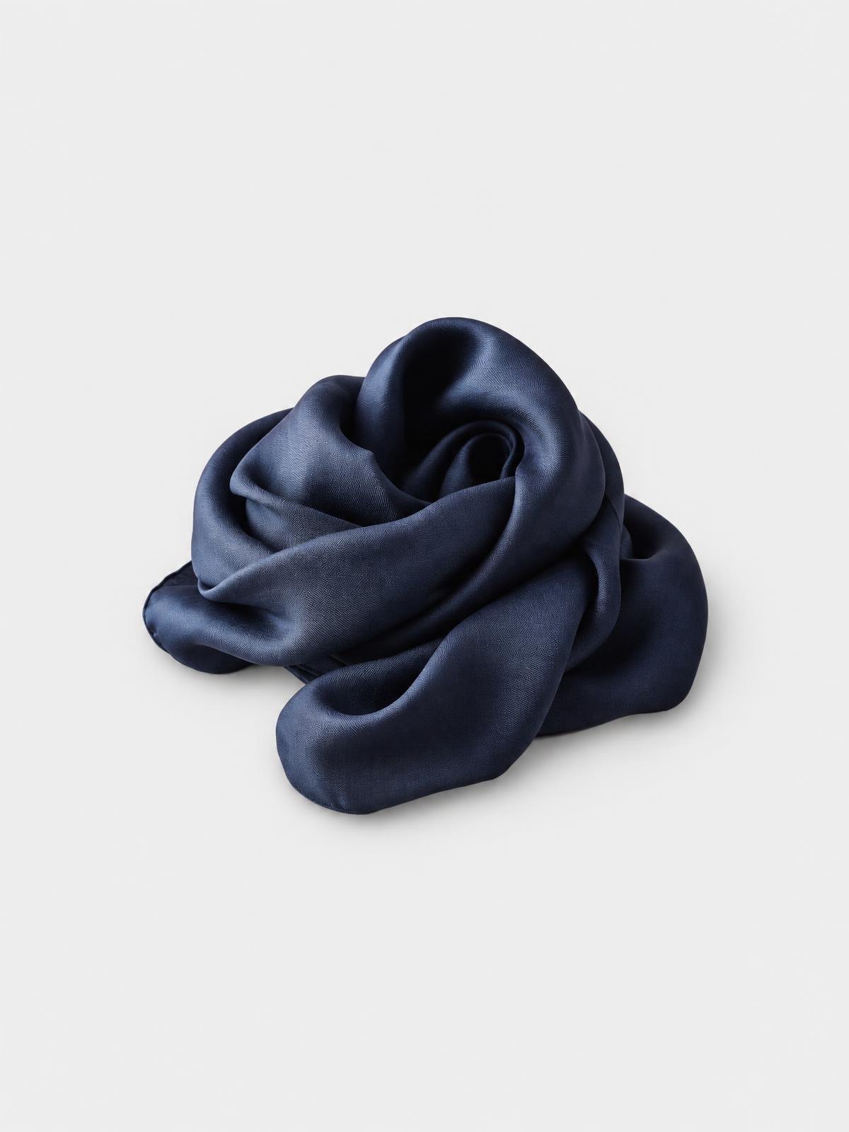 North Vessel Lambswool Watch Cap Scarf in ecru — product view