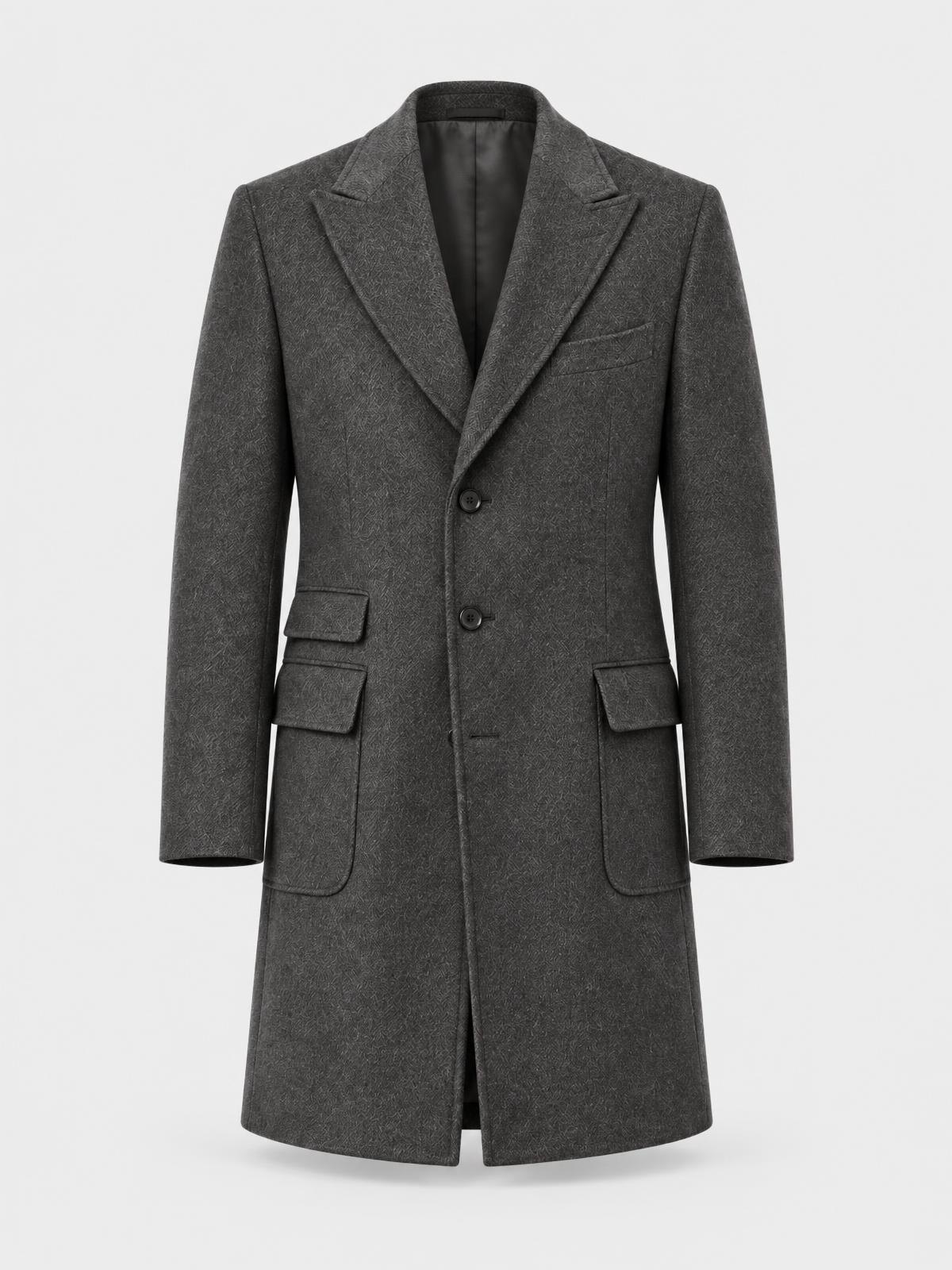 North Vessel Wool Utility Overcoat — product view