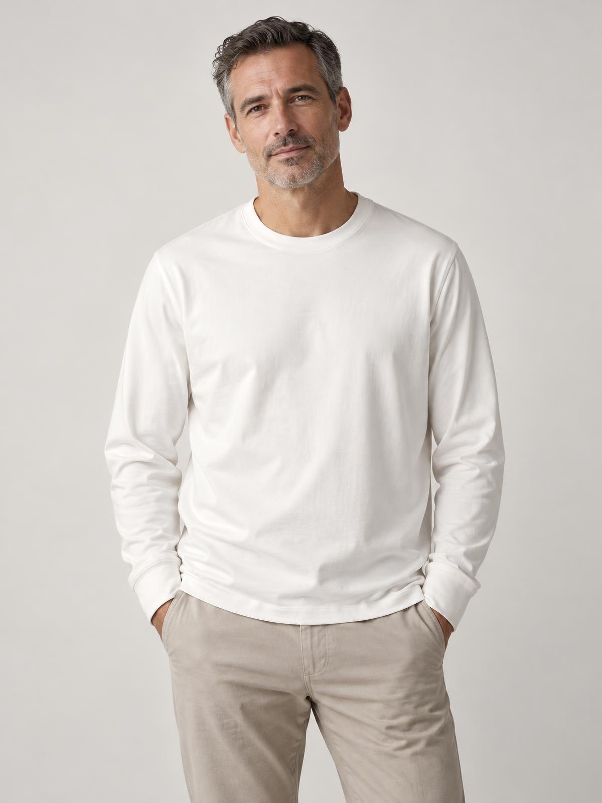 Numera Studio Heavy Jersey T-Shirt worn by a model
