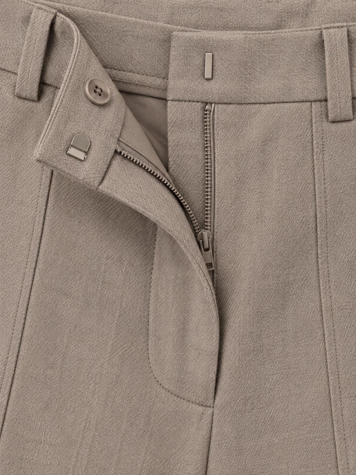 North Vessel Wool Utility Trouser — fabric detail