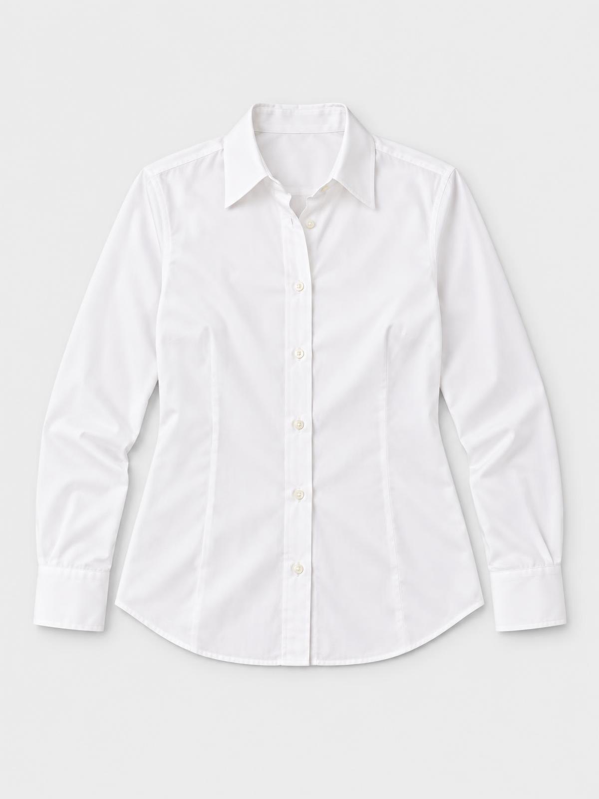 Numera Studio Essential Cotton Shirt in ecru — product view