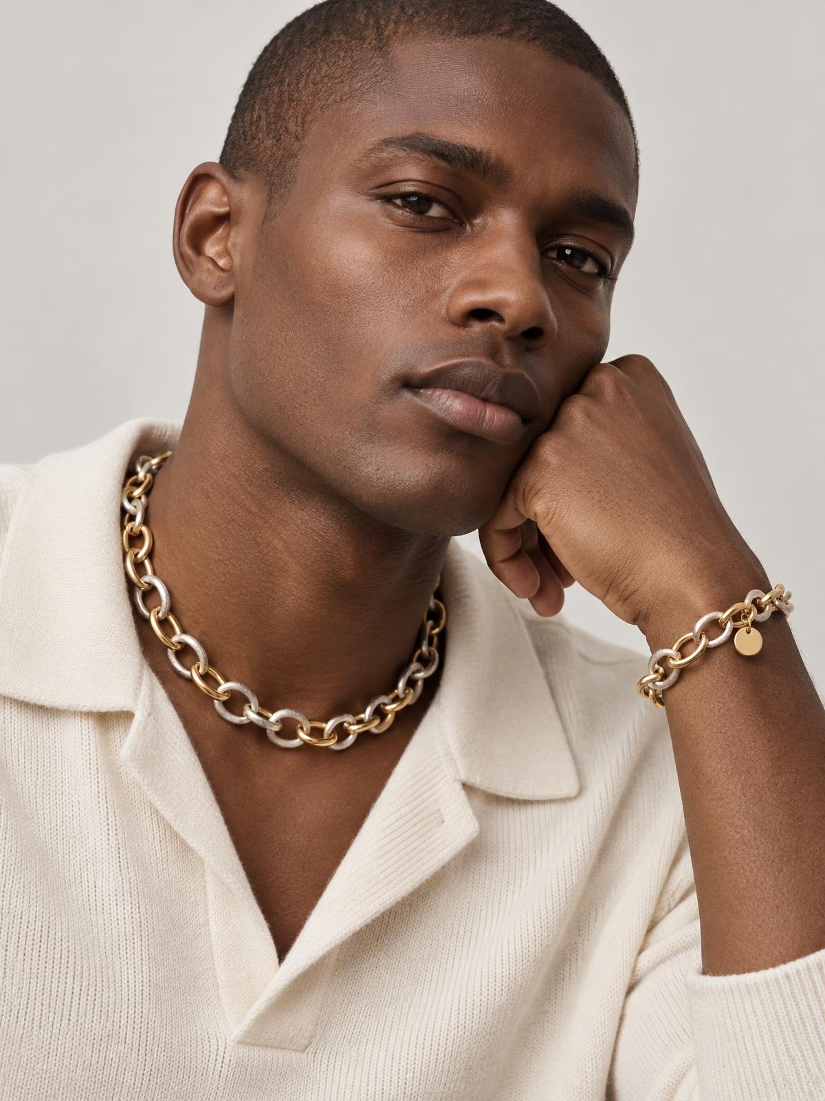 Atelier Verrine 18k Chain Bracelet — worn by a model