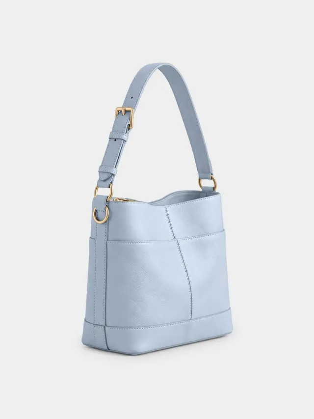 Objet Vide — Panelled Shoulder Bag