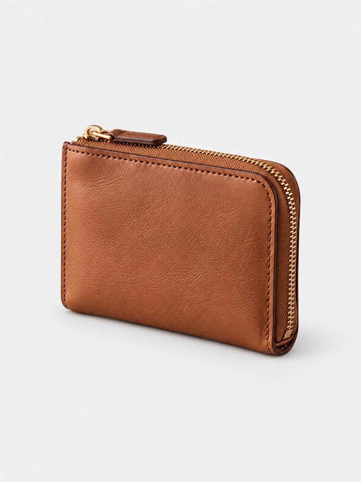 Serra Cardo Zip Coin Pouch — product view