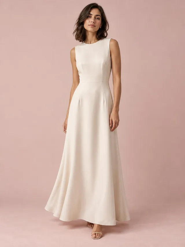 Lune Boreale — Architectural Column Dress