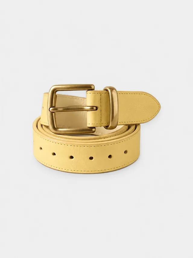 Serra Cardo — Brass Buckle Belt