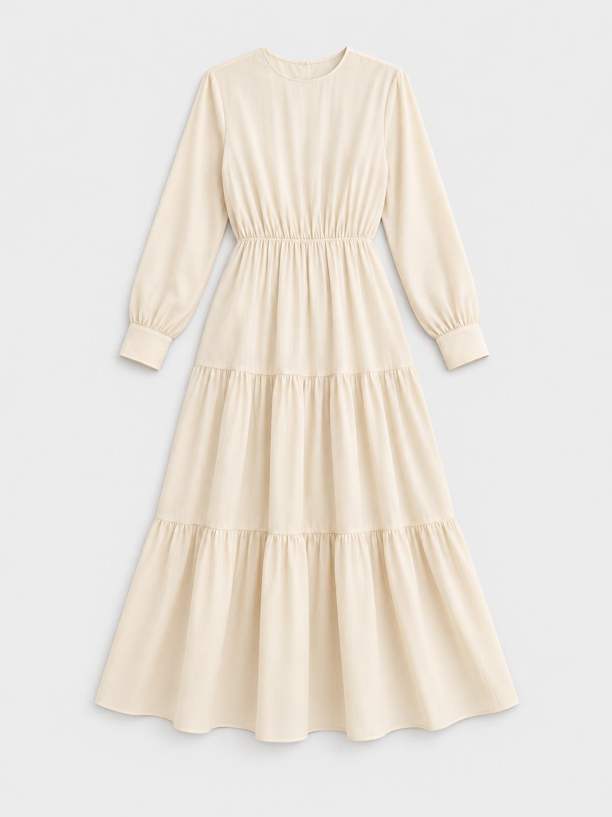 Salt Meridian Tiered Cotton Dress — product view