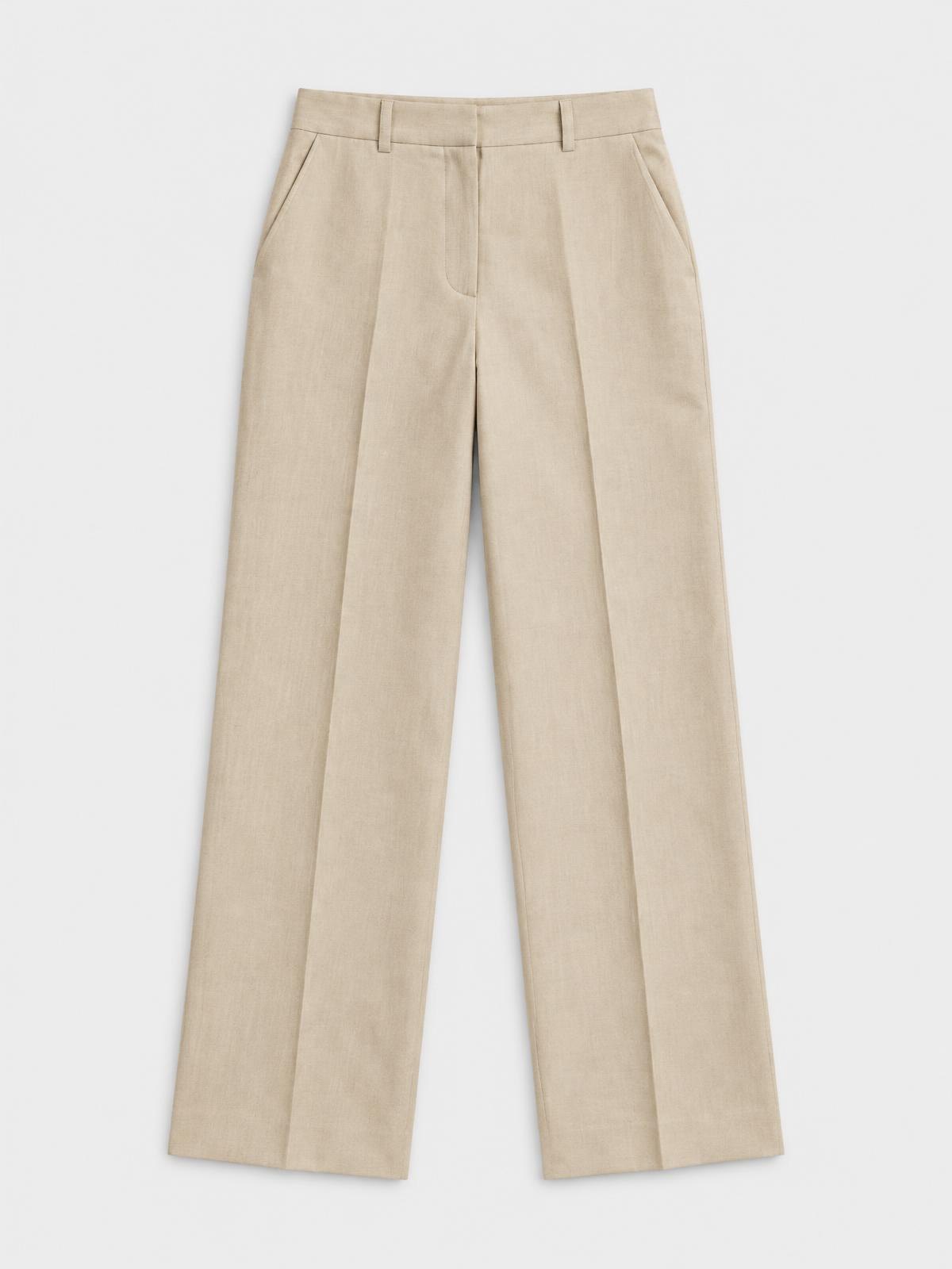 Lune Boreale Straight Tailored Trouser in noir — product view