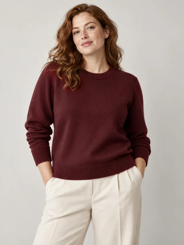 Aurelia Nord — Undyed Merino Crewneck