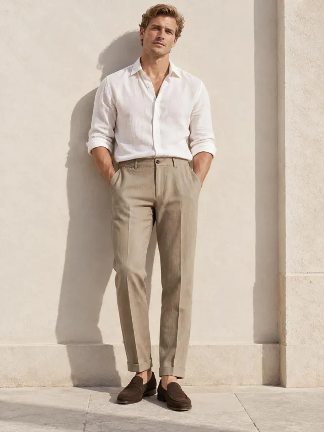 Casa Ferrante — Washed Cotton Trouser