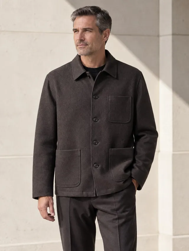 Mirai Atelier — Wide Cut Chore Jacket