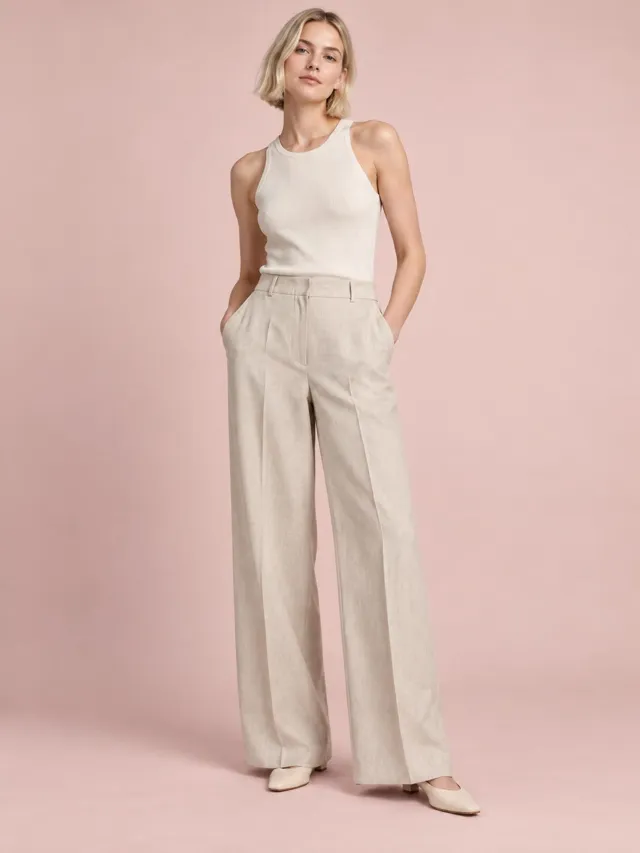 Lune Boreale — Fluid Wide Trouser