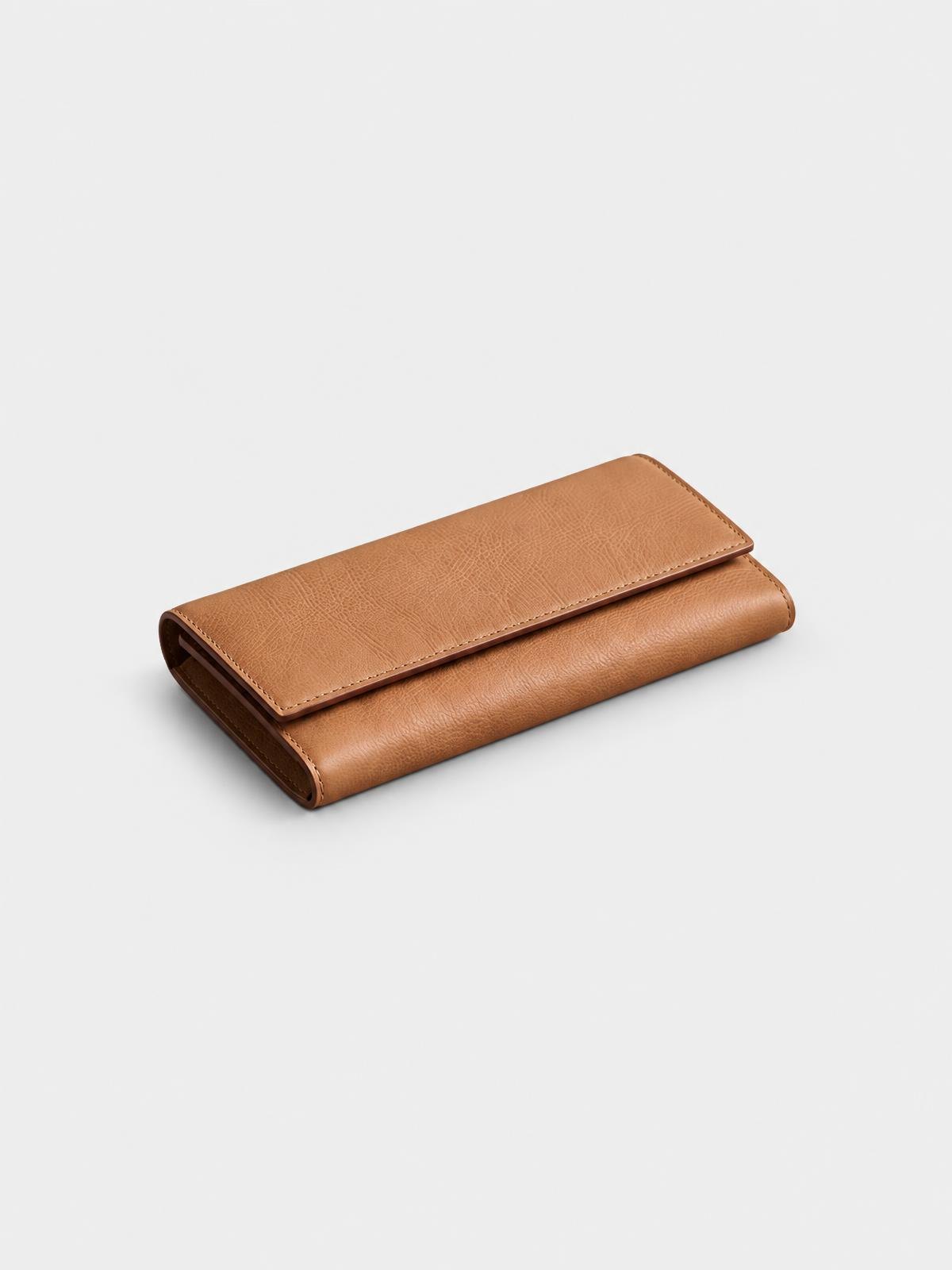 Serra Cardo Long Leather Wallet — product view