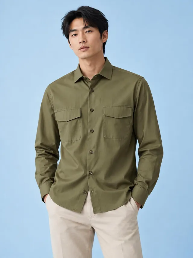Numera Studio — Poplin Overshirt