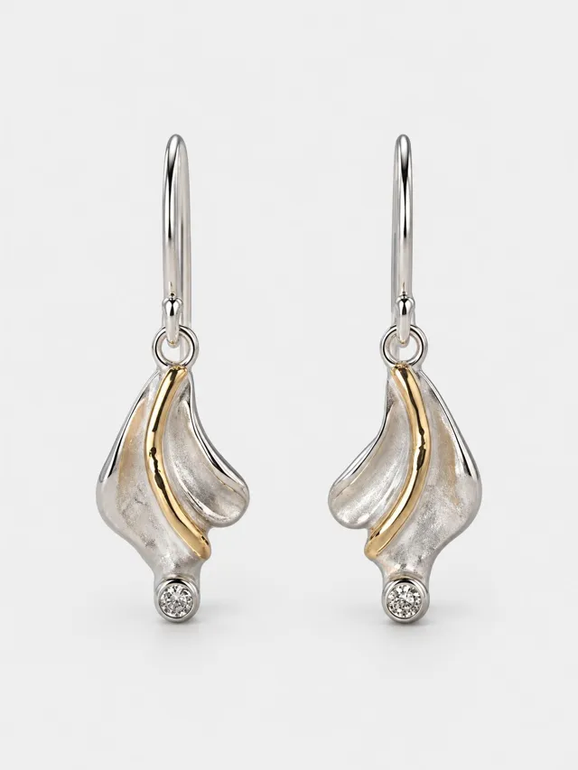 Halden Stone — Cast Drop Earring